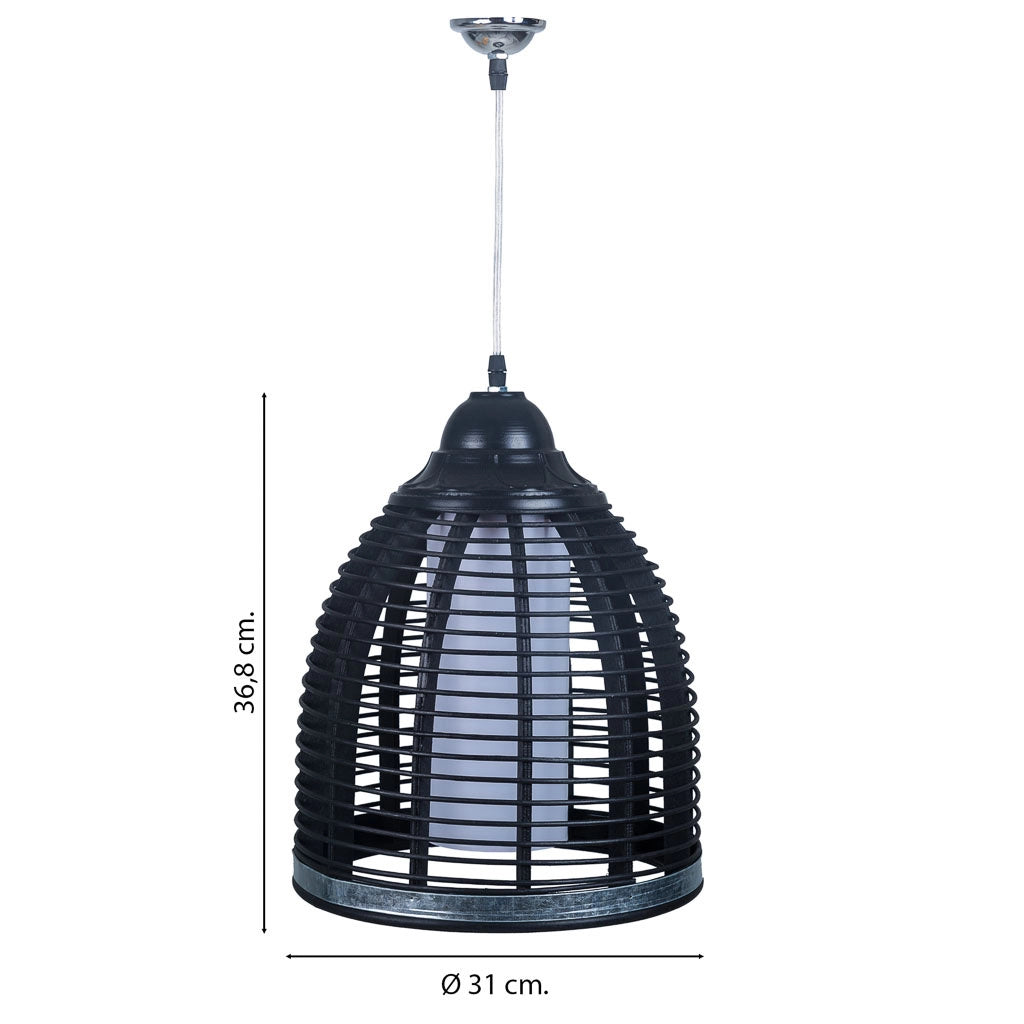 Lampada a sospensione nagra bambù 31x31x36,8h