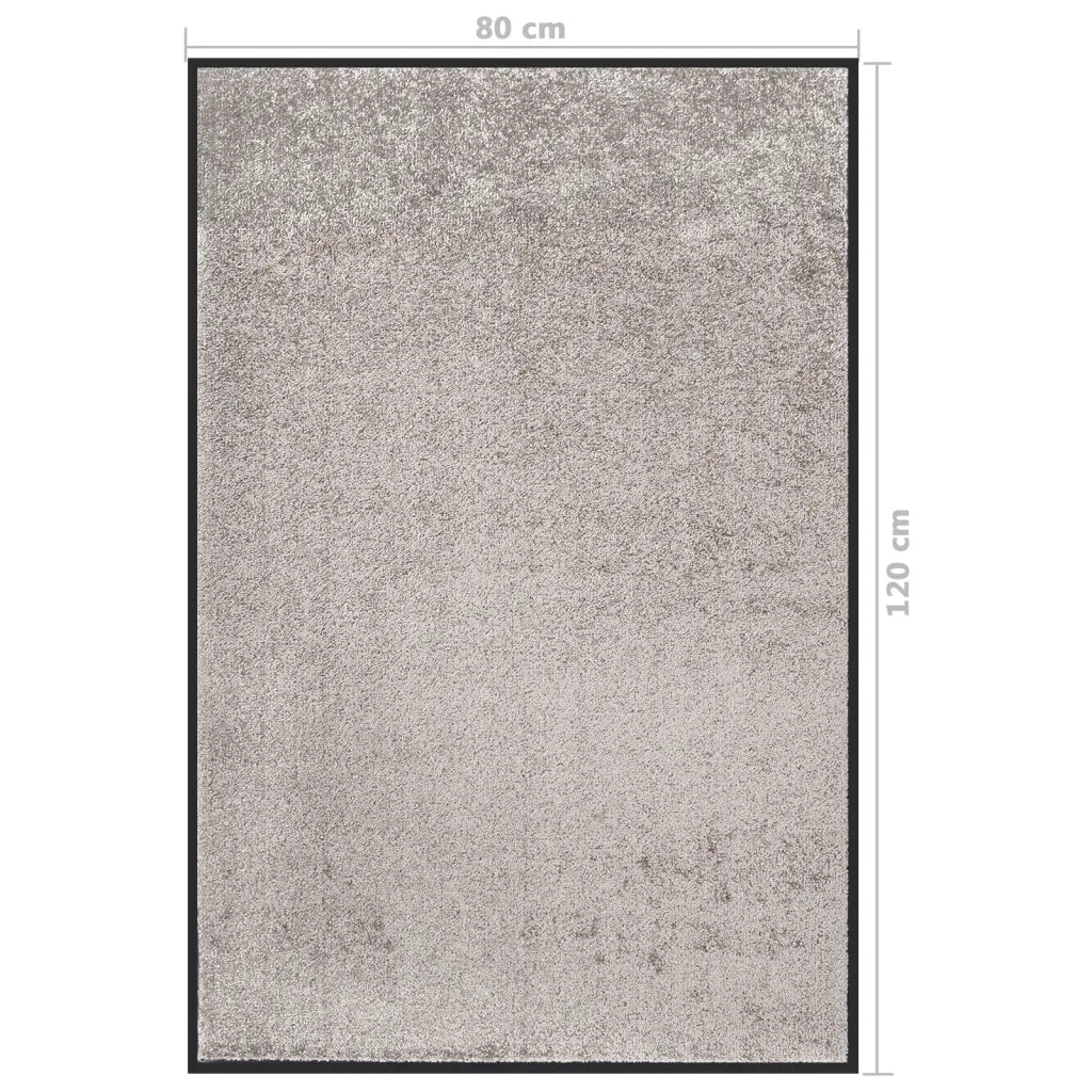 Zerbino | Tappetino Grigio 80x120 cm