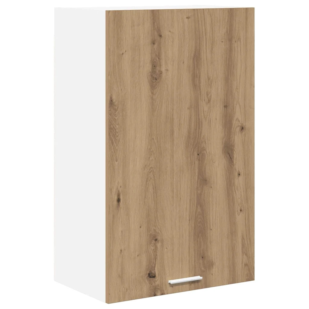 Armadio pensile Rovere Artigiano e Bianco 50 x 31 x 80 cm 884273