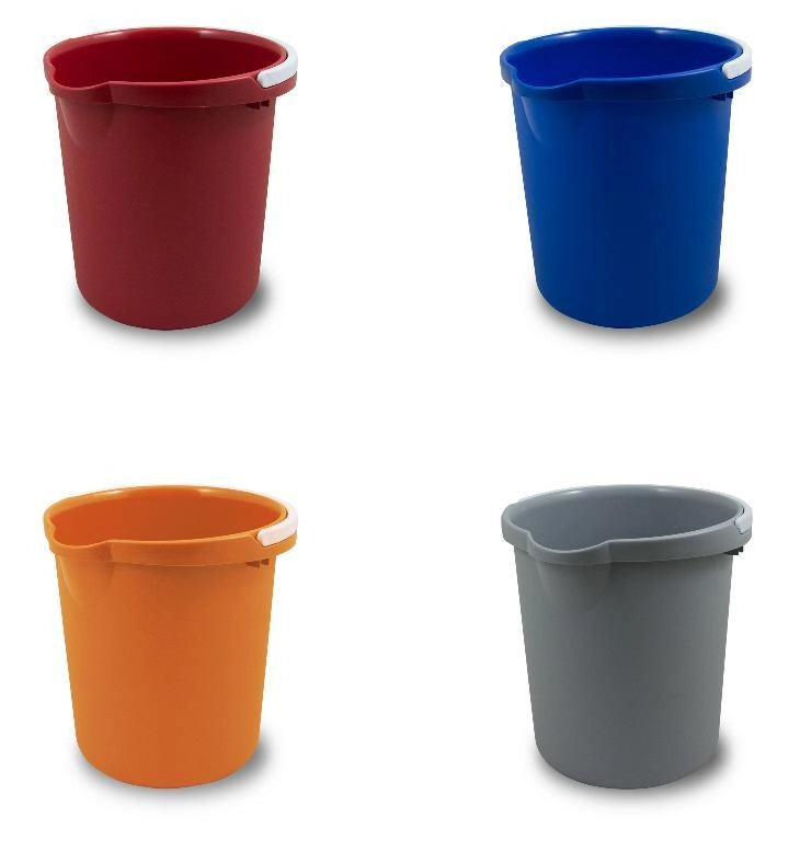 Secchio per acqua tondo con becco 12 litri belli&forti