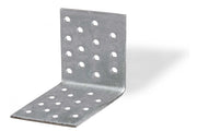 Giunto Ad Angolo Forato Mm 2,5 60X60X60 Zincato Set 2 Pezzi - Masidef