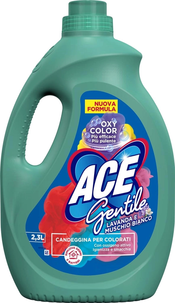 ACE GENTILE CANDEGGINA IGIENIZZANTE DA 2,3LT PROFUMO MUSCHIO BIANCO