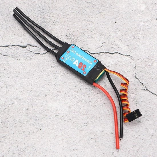 Convertitore di Potenza Brushless Bidirezionale 1:1 per Auto RC e Barche - 20A