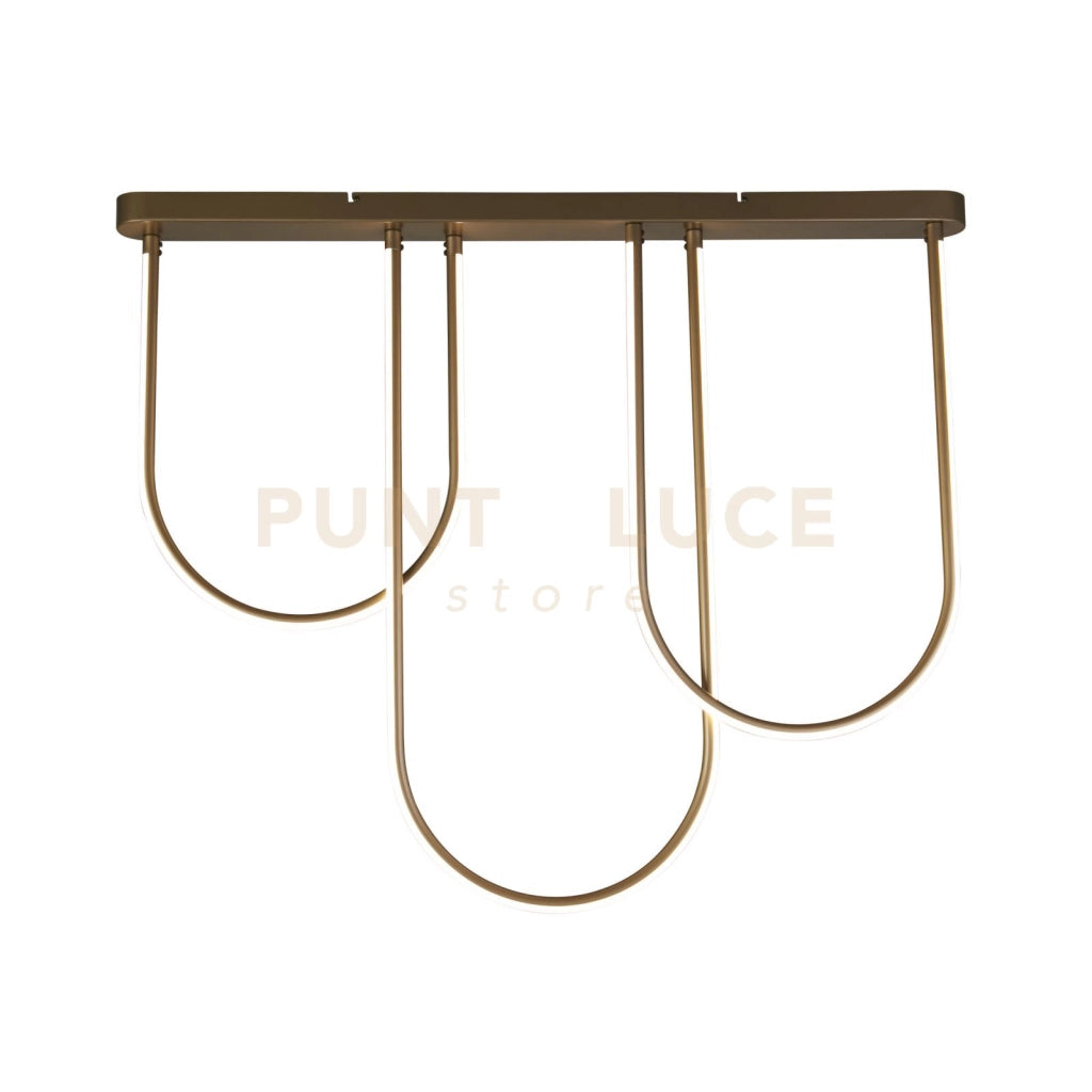 Campanello LED a filo, metallo bronzo