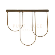 Campanello LED a filo, metallo bronzo