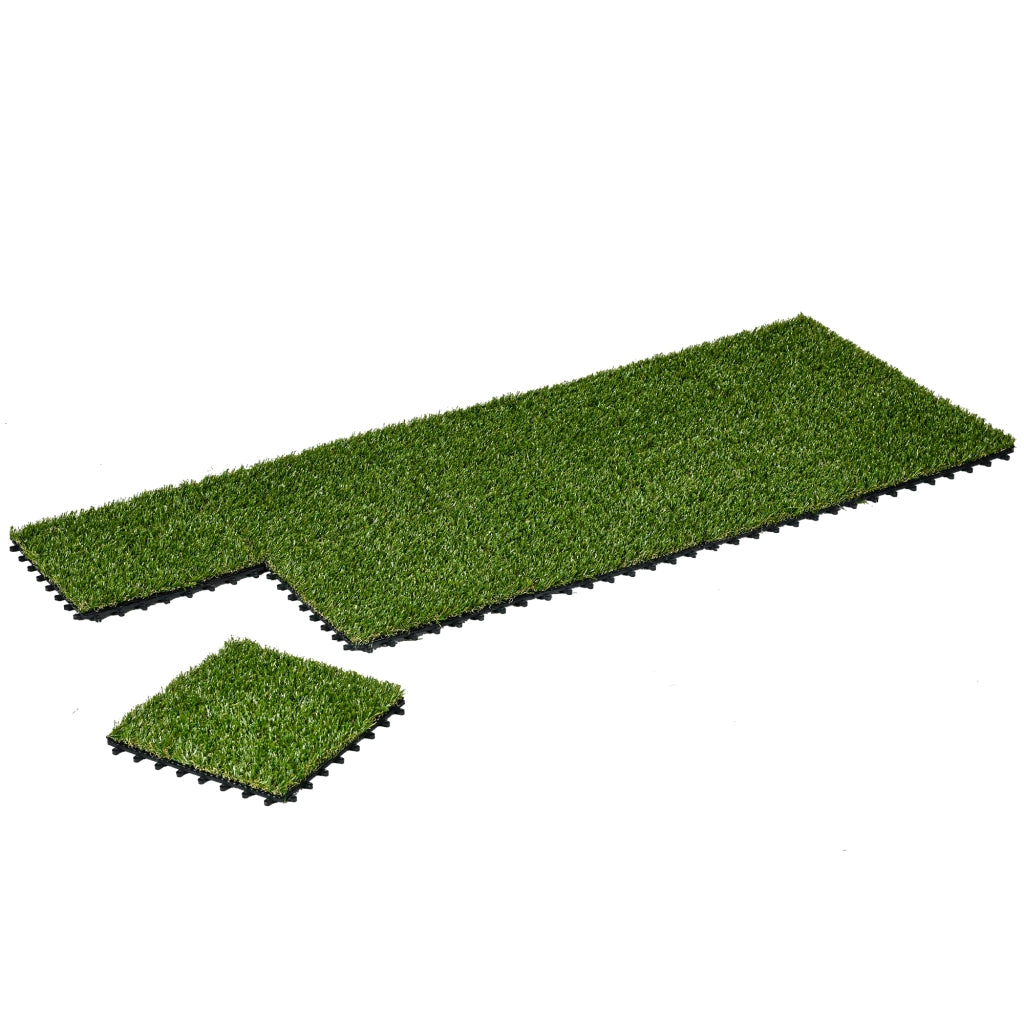 Tappeto erba sintetica 10 pezzi ¨C Minimal ¨C verde 30x30x3 cm