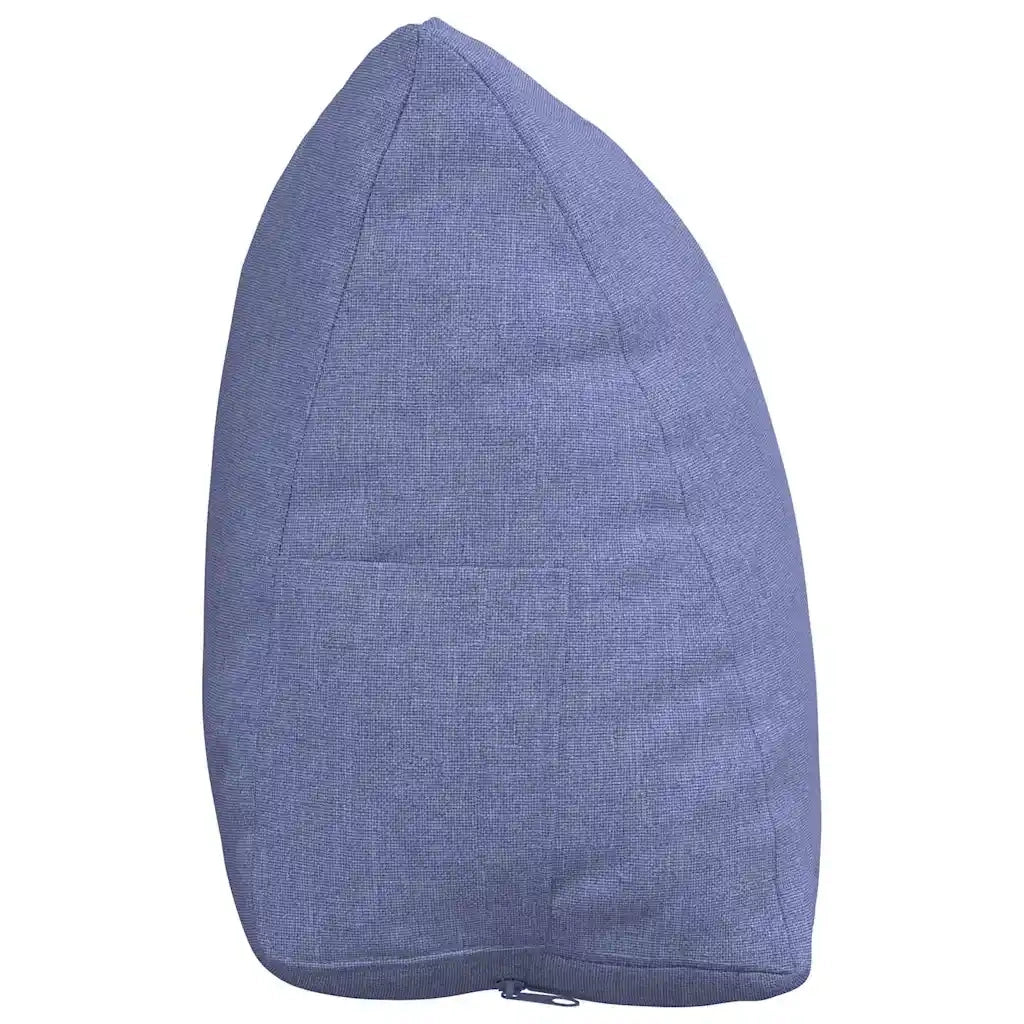 Cuscino per Schiena | Cuscino dorsale Blu jeans 45 x 20 x 35 cm Tessuto