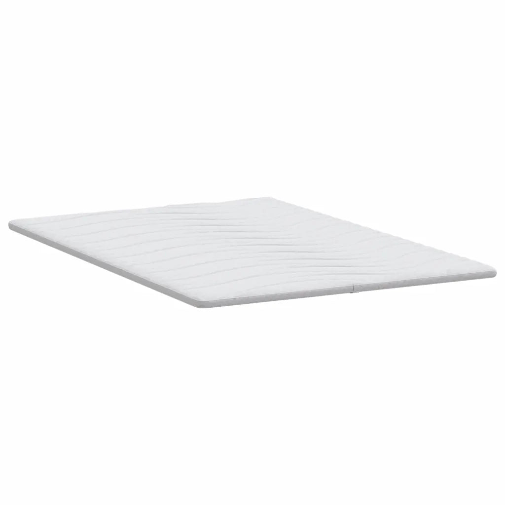 Topper per materasso Bianco 140 x 200 cm Tessuto a maglia 4106408