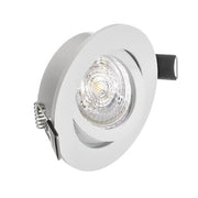 Faretto incasso tondo bianco alluminio GU10 40W EKZ336 Eko-Light