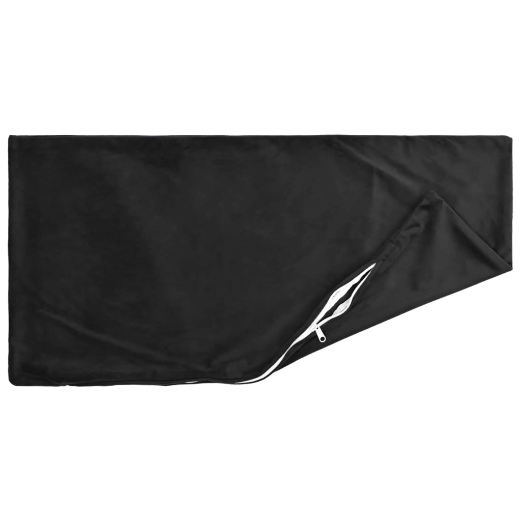 Federa 6 pcs HEERLEN Nero 50 x 80 cm Velluto 911912