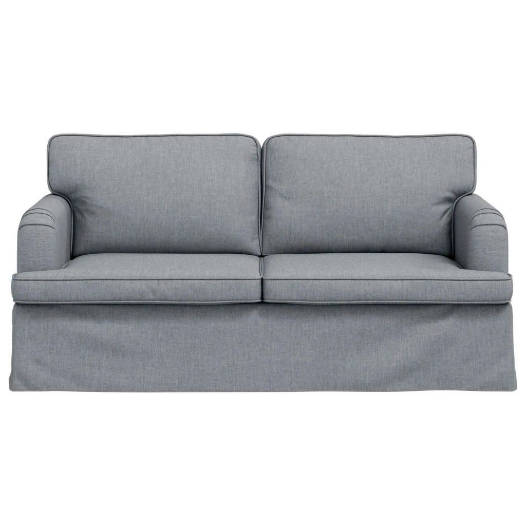 Divano Grigio chiaro 142 x 80 x 85 cm Tessuto