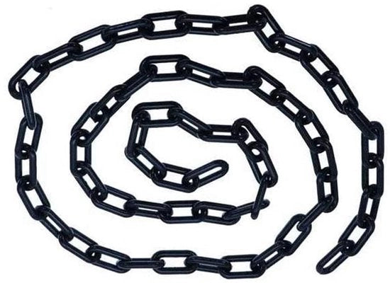 Catena plastica 10m x 6mm - Barriera - Sicurezza - Decorativa - Multifunzionale - Adatta per uso interno/esterno - Catena di barriera