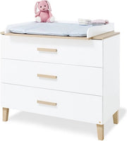 Commode per Bambino - Disegno Versatile - Dimensioni 110 cm x 77 cm/56 cm x 101 cm, Altezza Regolabile 93 cm