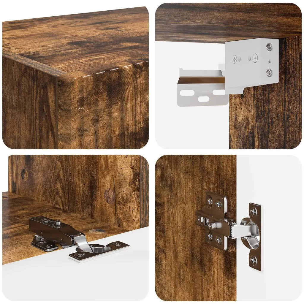 Set mobile TV 5 pcs Rovere fumé Legno multistrato 3409101