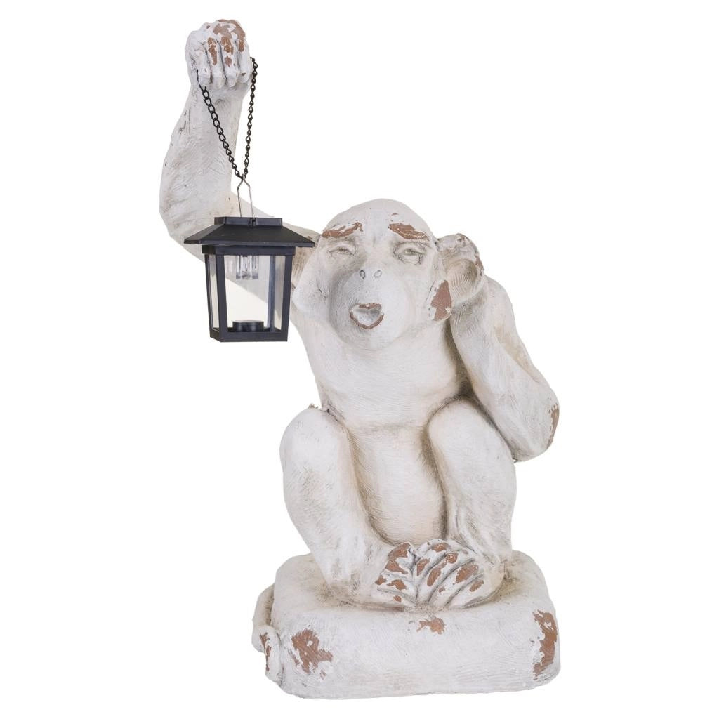 Scimmia decorativa in magnesio 36x35x58h