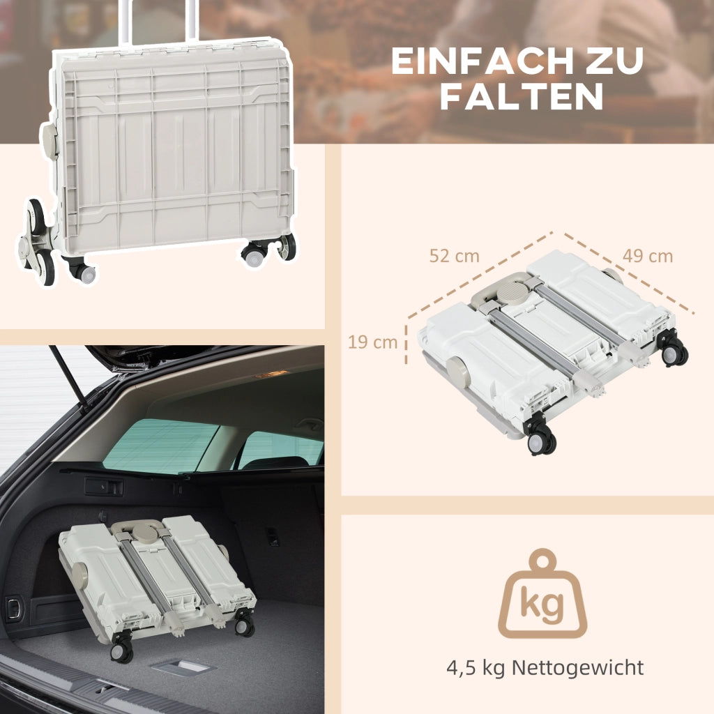 Carrello pieghevole ¨C Minimal ¨C Bianco