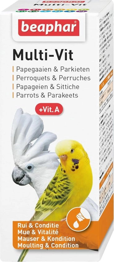 Supplemento multivitamico per pappagalli e pizzicavoi - 50 ml
