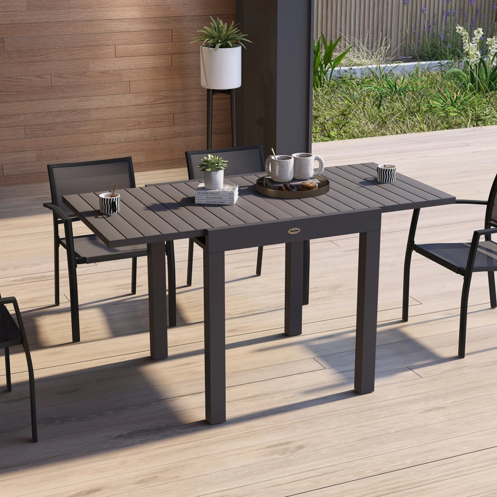 Tavolo da Giardino ¨C Minimal ¨C Grigio 162x80x75 cm