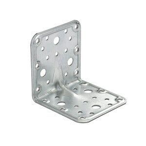 C PIASTRA ANGOLARE ACCIAIO ZINCATO 90X90X90 MM- C LINE FER- 20,0 pz