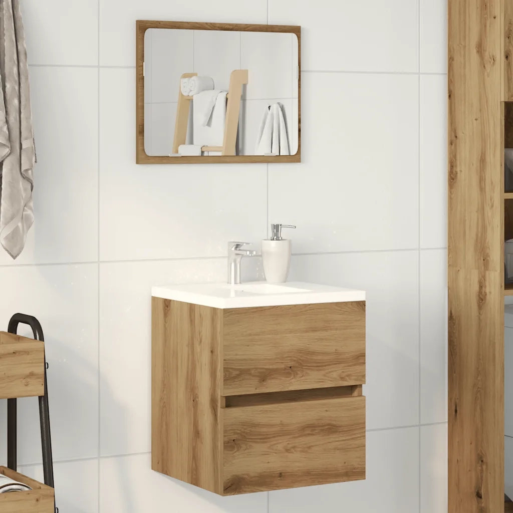 Mobile Lavabo Bagno Artigianale 41x38,5x45 cm in Truciolato 862540