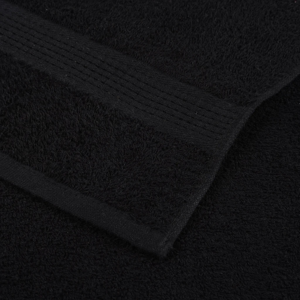 Asciugamani per sauna FROGN 10 pezzi Nero 80x200 cm 360 g/m2