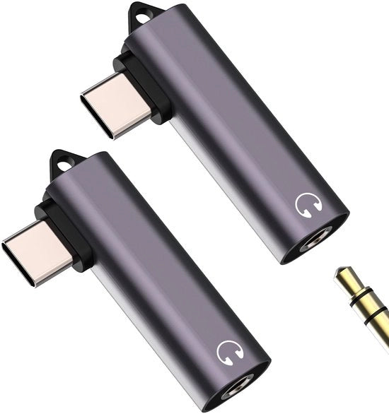 Adattatore USB C a 3,5 mm per cuffie (2 pezzi)