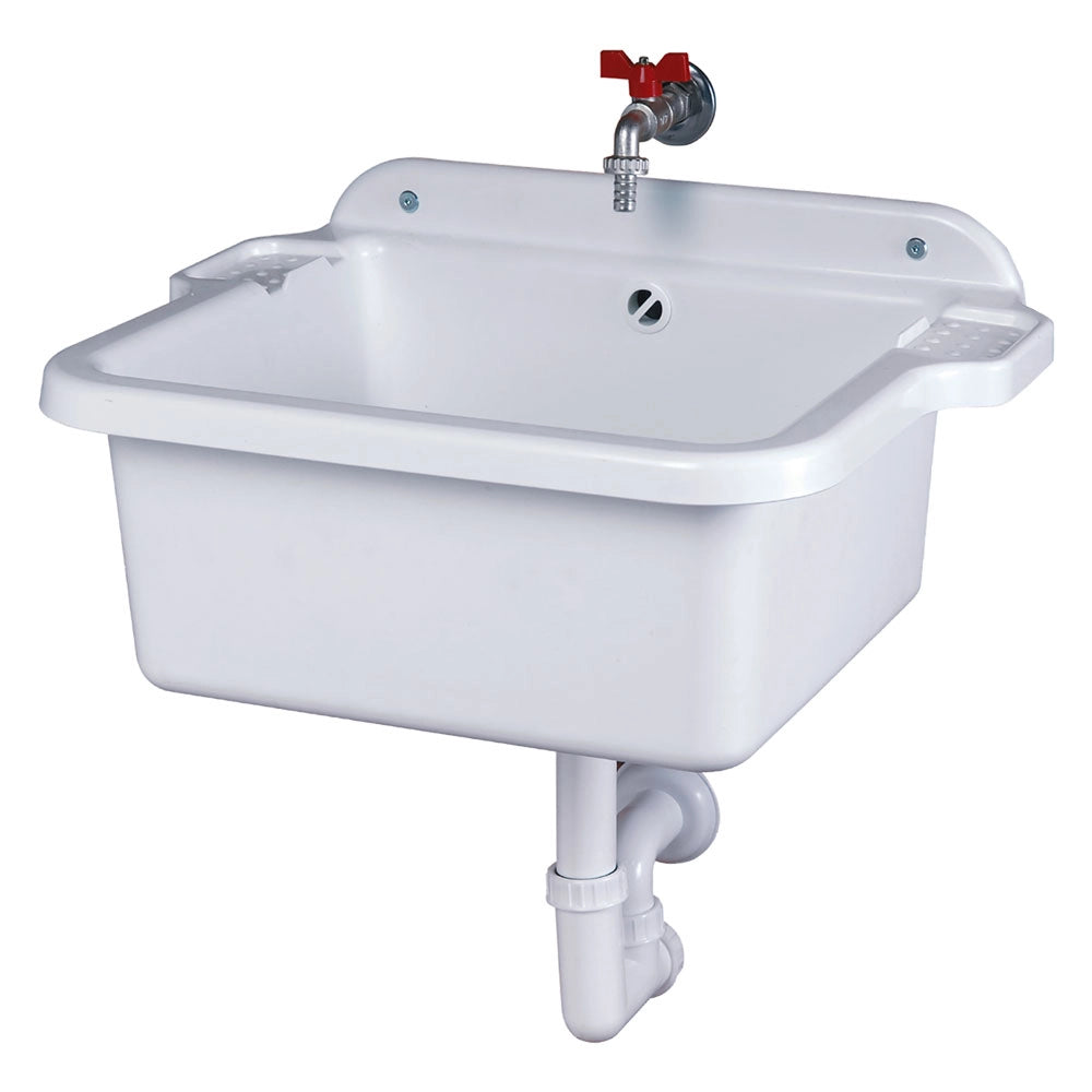 1pz pilozzo lavatoio da parete cm 60 x 45 x h.28 cod:ferx.2081772nlm