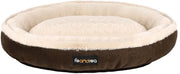Letto per cani, cuscino per cani, letto per gatti, donut, Ø 75 cm, marrone PGW075C01