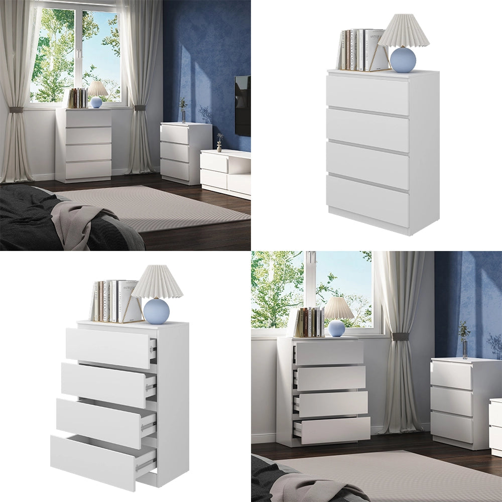 Vicco Cassettiera Bianco 39 x 102 cm
