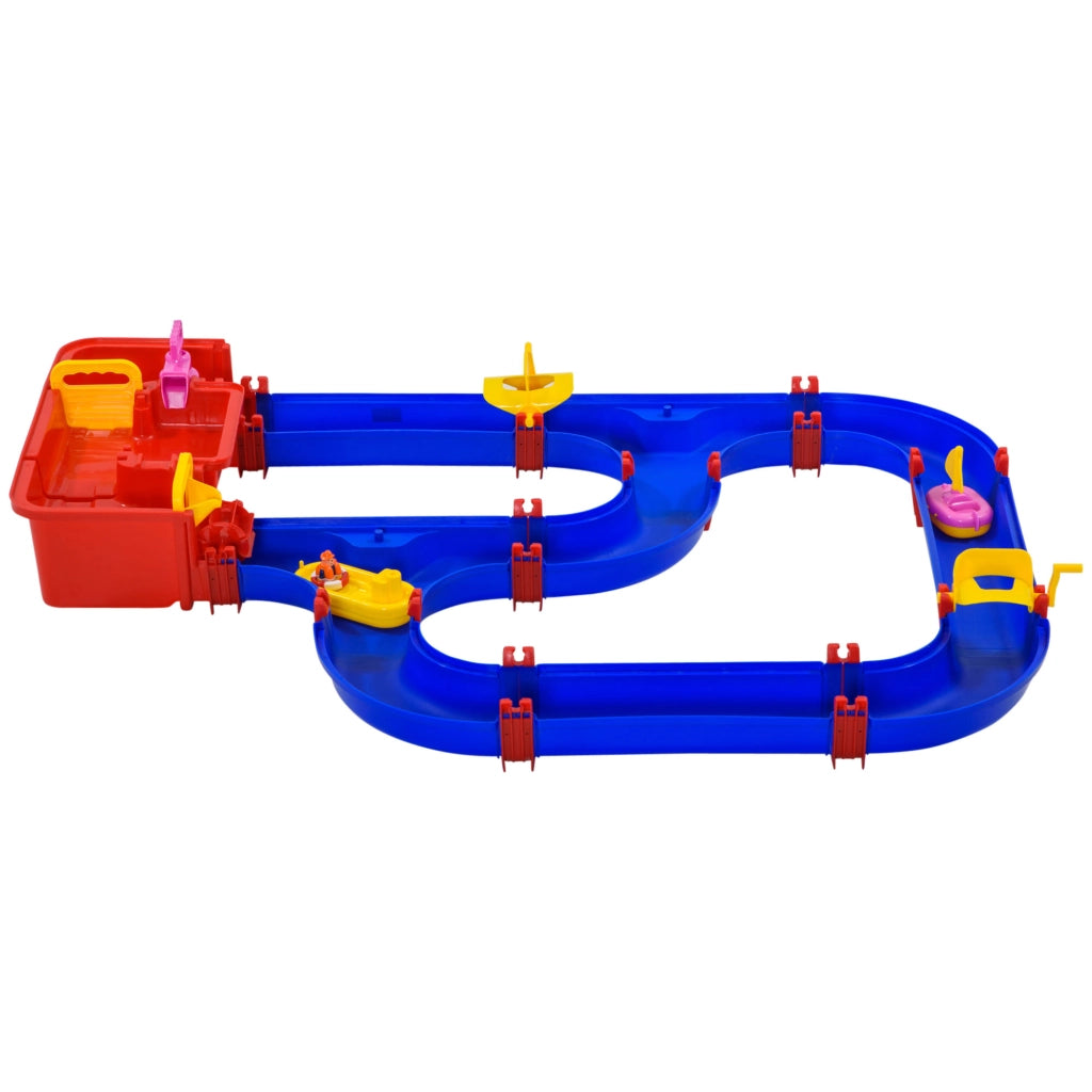 Casetta Acquatico con Sabbia ¨C Minimal ¨C 123x90x7cm Blu e Rosso