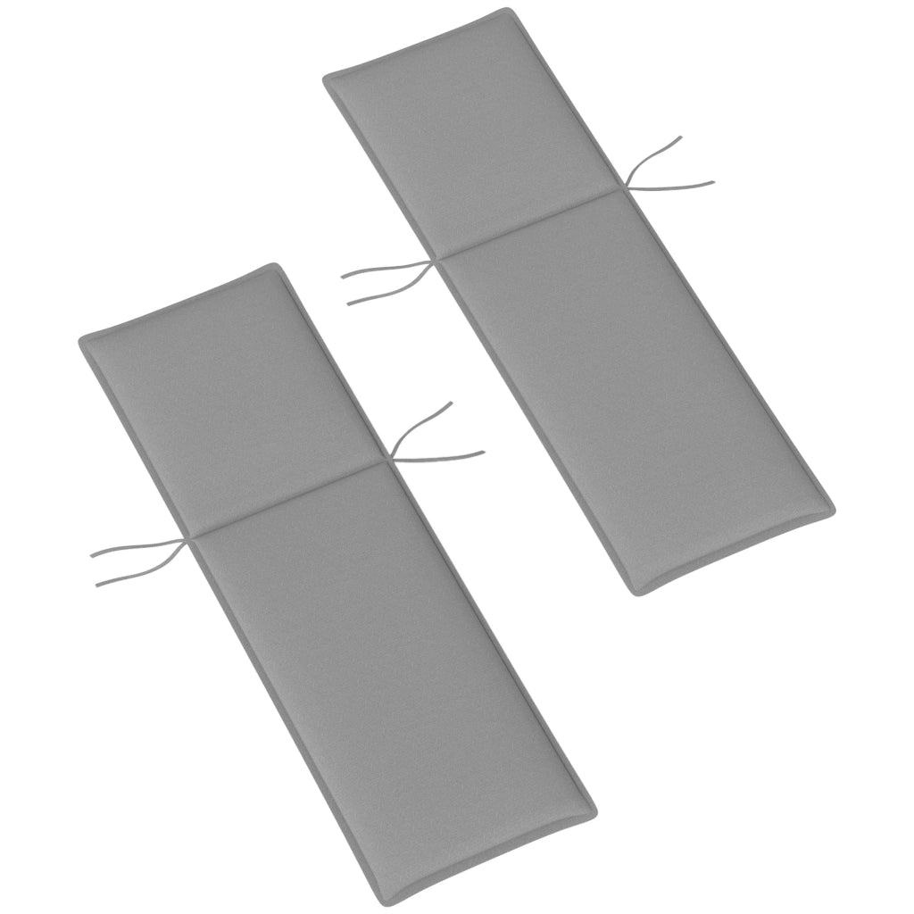 Cuscini per Lettini Giardino UV ¨C Minimal ¨C Grigio 193x58x6 cm