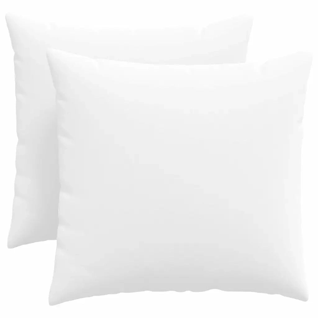 Cuscini da Divano 2 pcs Bianco 50 x 50 cm Tessuto 42013965