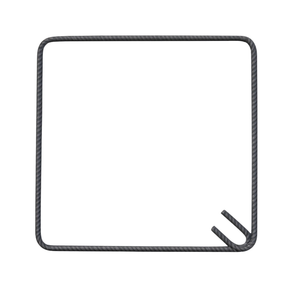 Staffe antisismiche armatura ferro 40x40 cm strutture cemento formati multipli *** pezzi 200, confezione 1