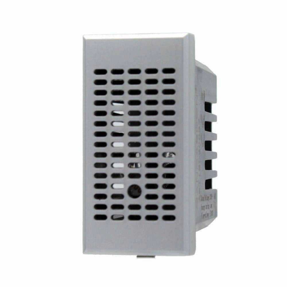 Trade Shop - Sensore Acustico Timer 220v Colore Silver Compatibile Bticino Axolute -