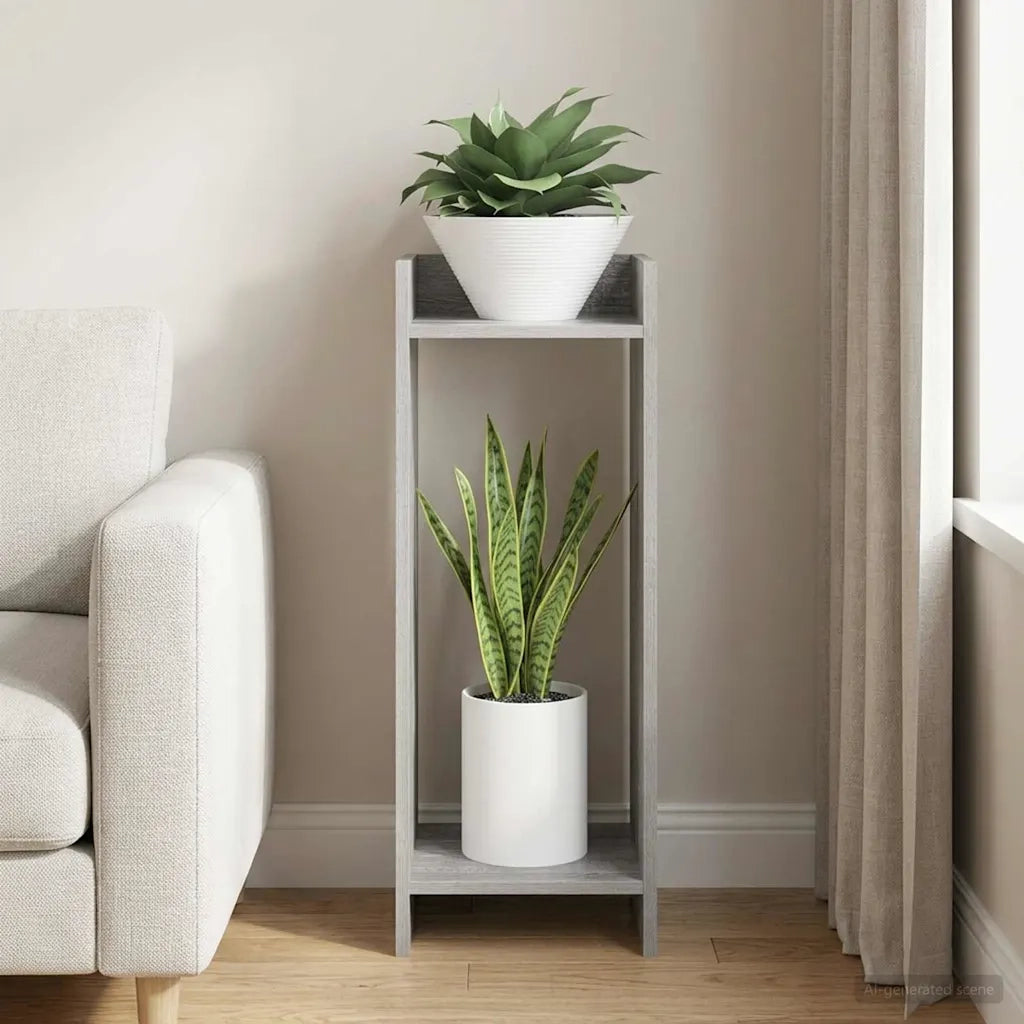 Supporto per piante Sonoma grigio 30 x 30 x 80 cm 899588