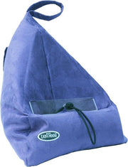 Supporto per libri/tavolo portatile/holder per tablet e pc con tas blu - Inclusa tasca portatile per supporto per libri