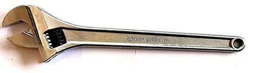 USAG U02940017 Chiave a rullino con regolazione rapida 460 mm apertura 63 mm testa 22° doppia scala mm pollici colore Cromato