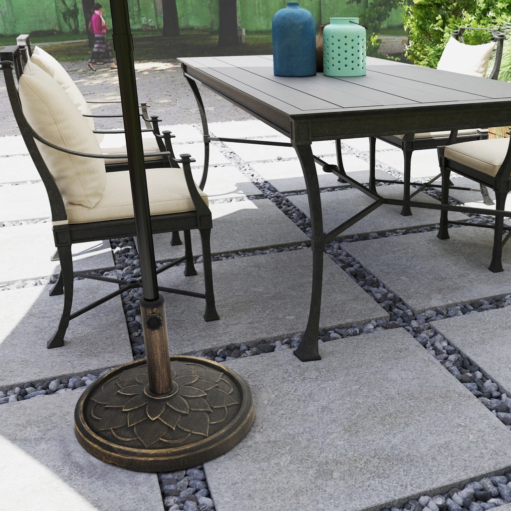 Base per Ombrellone ¨C zephmum ¨C Bronzo, Resina, ?46x34 cm