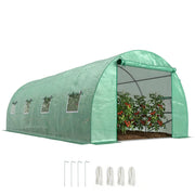 Serra da giardino tunnel in plastica e acciaio ¨C Xylo ¨C verde
