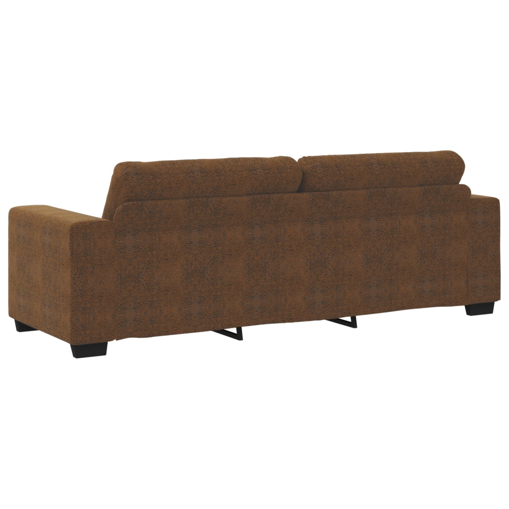 Divano 2 pcs Marrone 221 x 78 x 80 cm Pelle sintetica 3324719