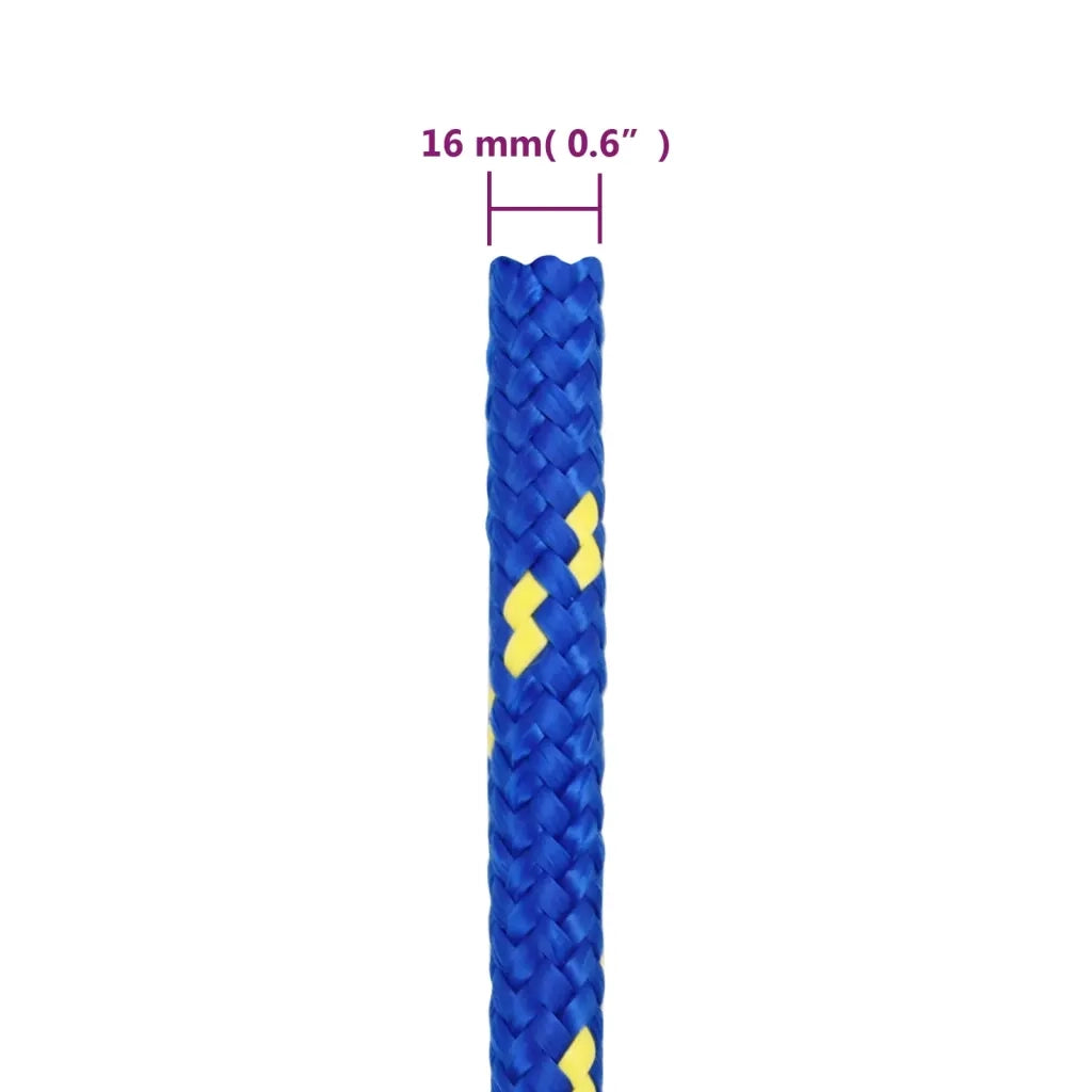 Corda | Fune per barca Blu 16 mm 25 m in Polipropilene