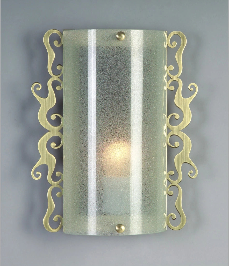 Plafoniera Casablanca 1xE27 vetro rettangolare Candellux