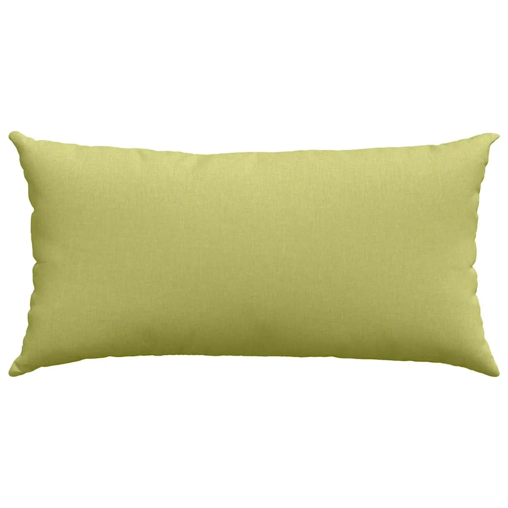 Cuscini da Divano 2 pz | Cuscini per sedie Verde chiaro 80 x 40 cm Tessuto