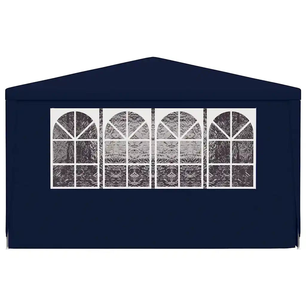 Gazebo Professionale con Pareti 4x9 m Blu 90 g/m²