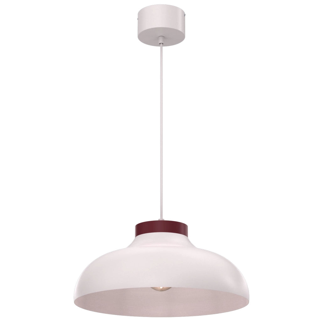 Lampada a sospensione Basca 1xE27 15W kasmir bordeaux