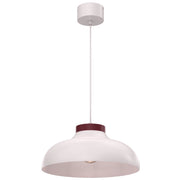 Lampada a sospensione Basca 1xE27 15W kasmir bordeaux