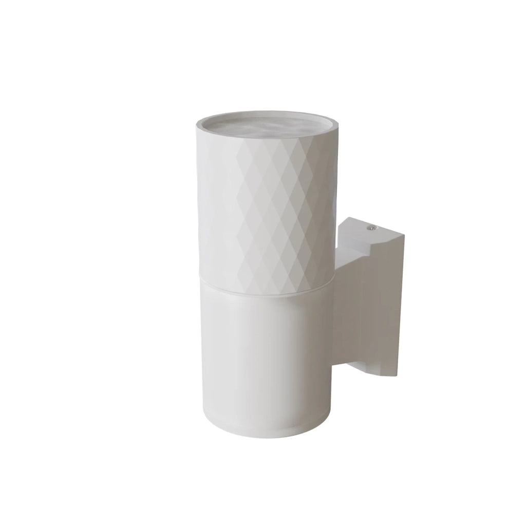 Maytoni Applique moderna Bowery 1 luce GU10 IP54 bianco alluminio