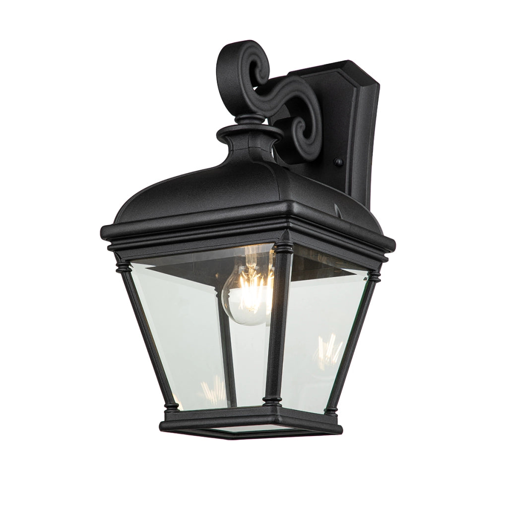 Applique esterna classica nera E27 60W Bayview Elstead