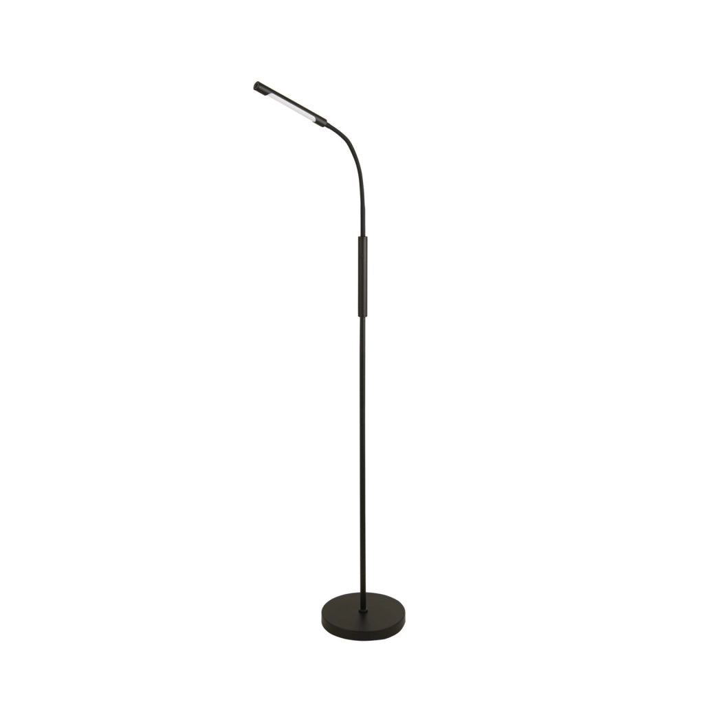Lampada da terra a LED ricaricabile Plume - Nero