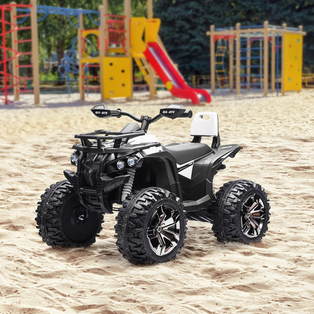 Quad elettrico per bambini ¨C zephmum ¨C bianco e nero
